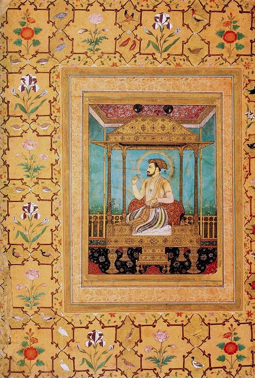 Shah Jahan on The Peacock Throne, 1635, Govardhan