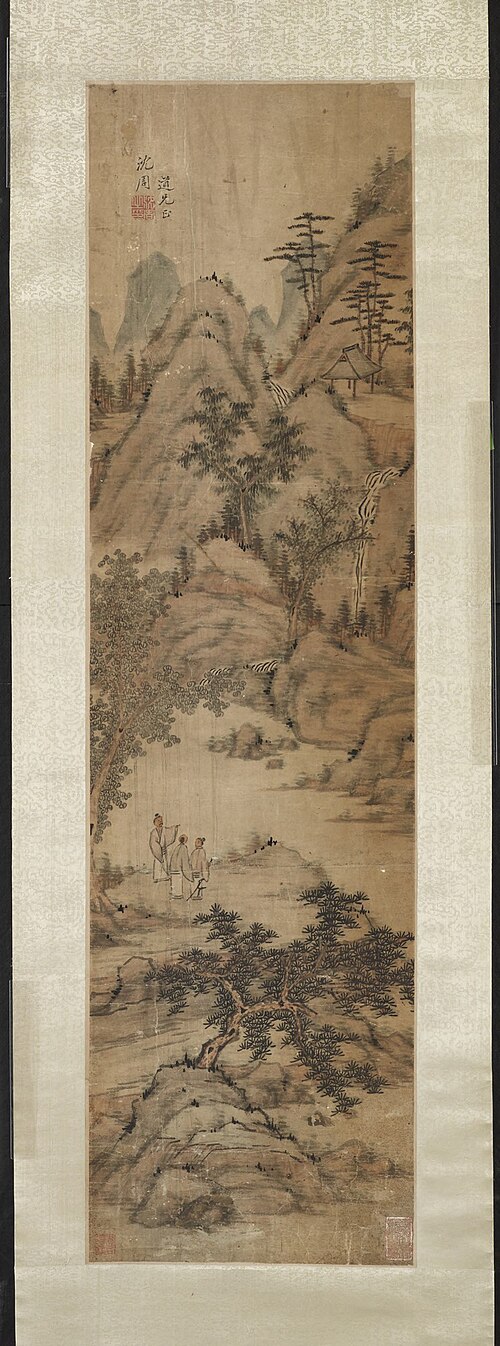Landscape, in Ming style, , Shen Zhou