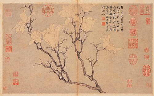Magnolia, 1494, Shen Zhou