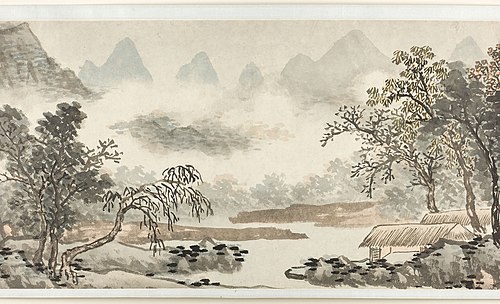 Clouds over the River before Rain, 1474, Shen Zhou