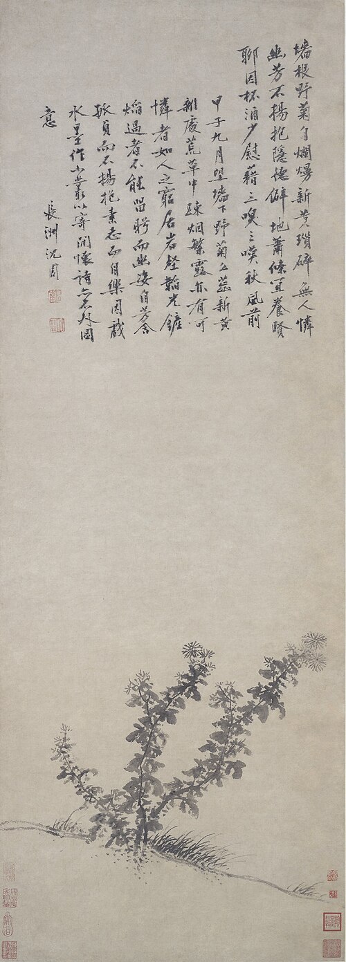 Wild Chrysanthemum, , Shen Zhou