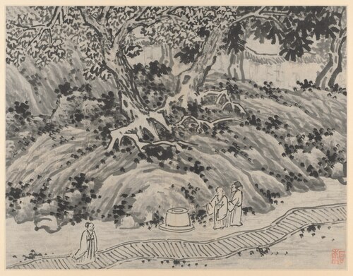 The Fool's Spring, from Twelve Views of Tiger Hill, Suzhou, 1500, Shen Zhou