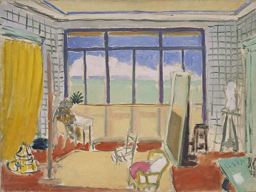 Intérieur d'atelier à Nice, 1929, Henri Matisse