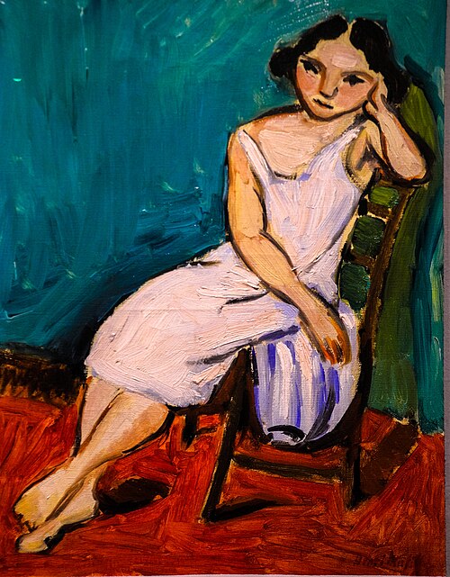 Jeune Fille assise, 1909, Henri Matisse
