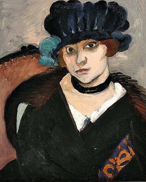 La toque de velours noir, 1919, Henri Matisse