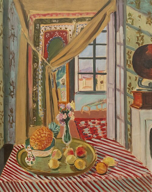 Intérieur au phonographe, 1924, Henri Matisse