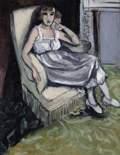 Woman Seated in an Armchair, 1917, Henri Matisse