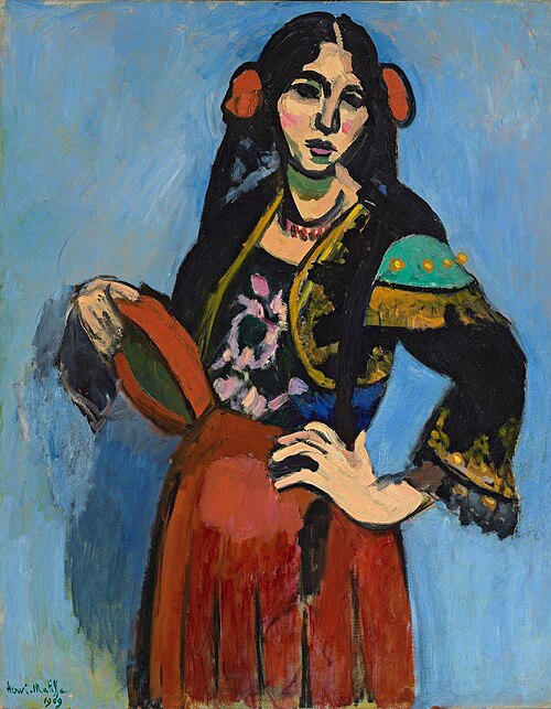 L'Espagnole au tambourin, 1909, Henri Matisse