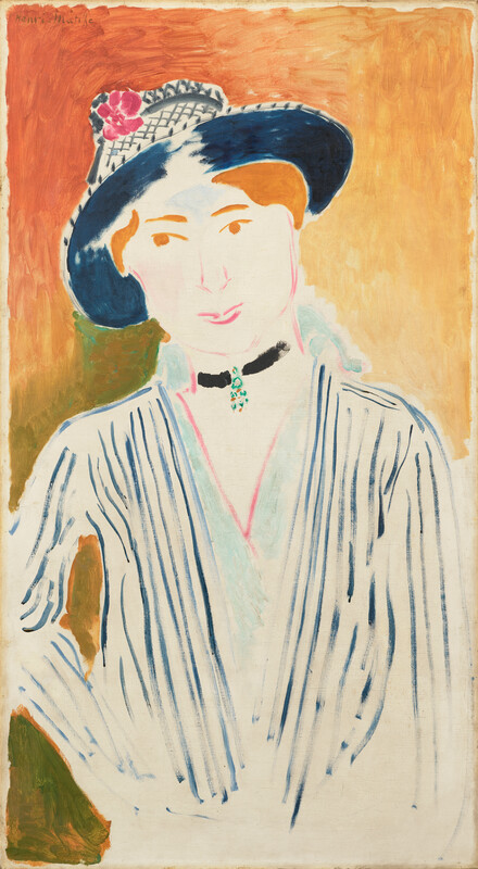 Marguerite à la veste rayée, 1914, Henri Matisse