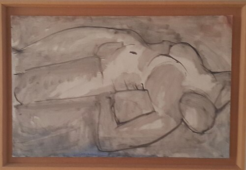 Nu renversé, étendu sur le dos, 1946, Henri Matisse