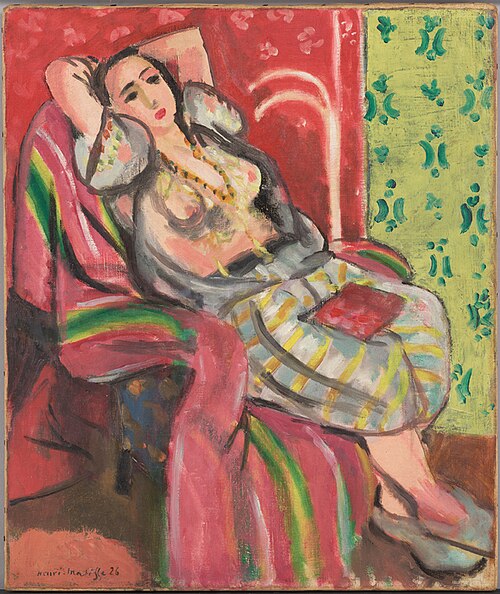 Odalisque, 1926, Henri Matisse