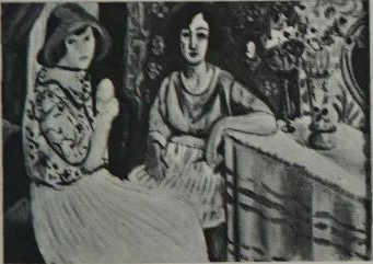 Intérieur à Nice, mesdemoiselles Matisse et Daricarer, 1920, Henri Matisse