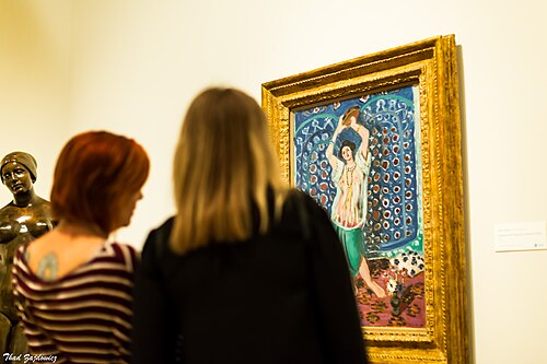 Odalisque au tambourin (Harmonie en bleu), 1926, Henri Matisse