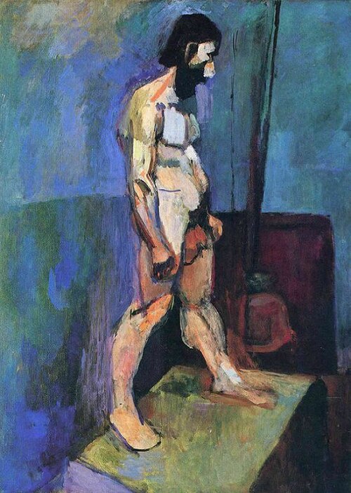 Male Model, 1900, Henri Matisse