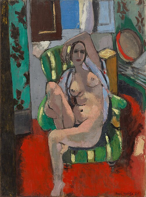 Odalisque with a Tambourine, 1925, Henri Matisse
