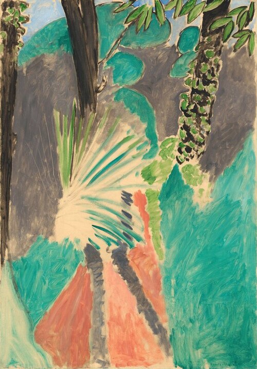 Palm Leaf, Tangier, 1912, Henri Matisse
