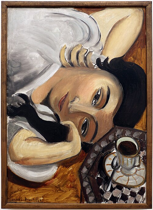 Lorette with Cup of Coffee, 1916, Henri Matisse