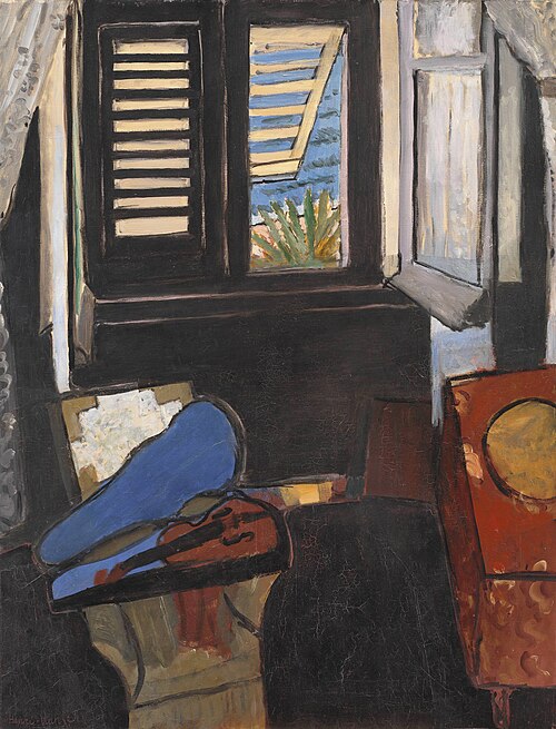 Interior with a Violin, 1918, Henri Matisse