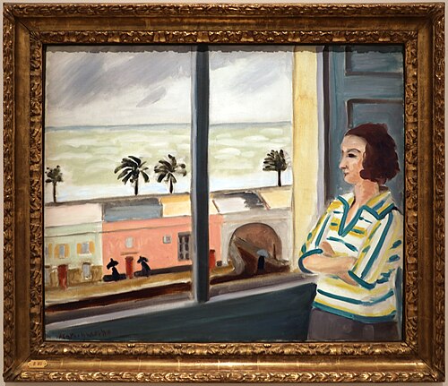 Young Woman Looking at the Sea, Stormy Weather, 1923, Henri Matisse