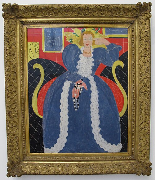 Woman in Blue, 1937, Henri Matisse