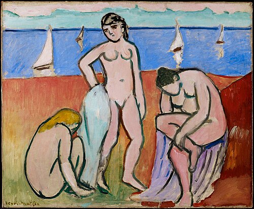 Three Bathers, 1907, Henri Matisse