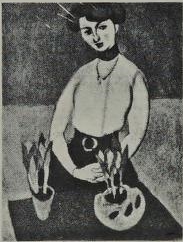 Girl with Tulips, 1910, Henri Matisse