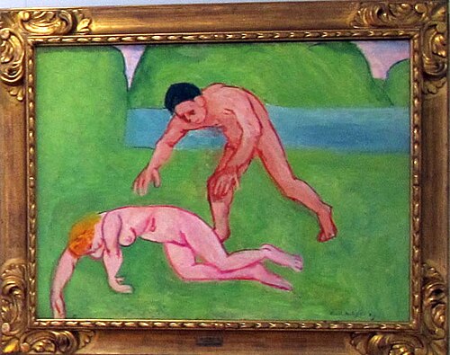 Nymph and Satyr, 1908, Henri Matisse