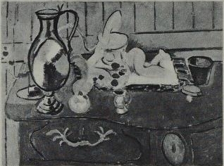 Pink Statuette and Jug on a Red Chest of Drawers, 1910, Henri Matisse