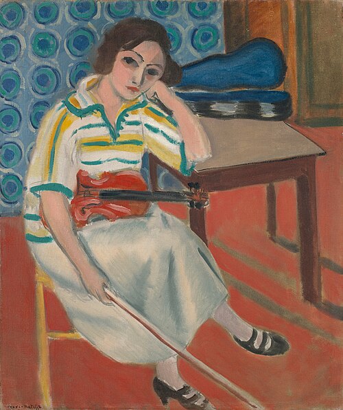 Femme au violon, 1922, Henri Matisse