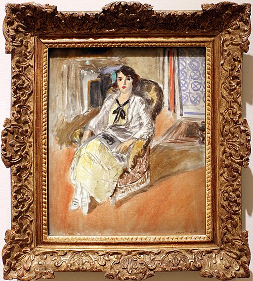 Woman Seated in an Armchair, 1922, Henri Matisse