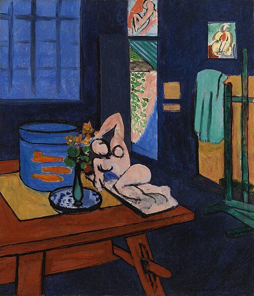 Studio with Goldfish (L'Atelier aux poissons rouges), 1912, Henri Matisse