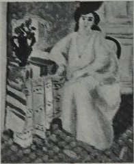 Interior with Seated Figure, 1920, Henri Matisse