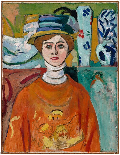 La Fille aux yeux verts, 1908, Henri Matisse