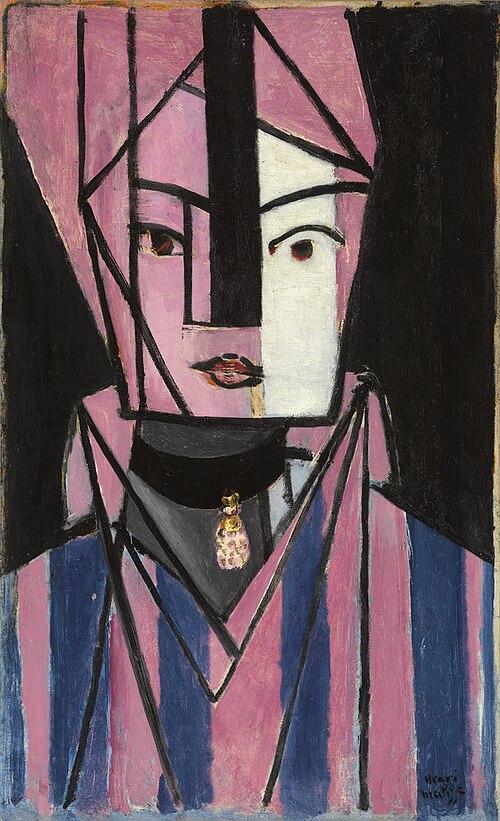 Tête blanche et rose, 1914, Henri Matisse
