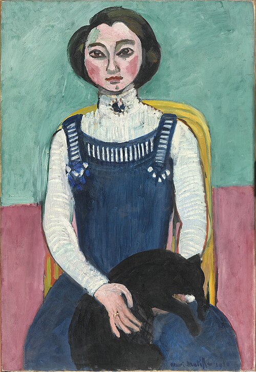Marguerite au chat noir, 1910, Henri Matisse