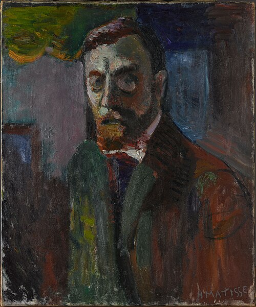 Autoportrait, 1900, Henri Matisse