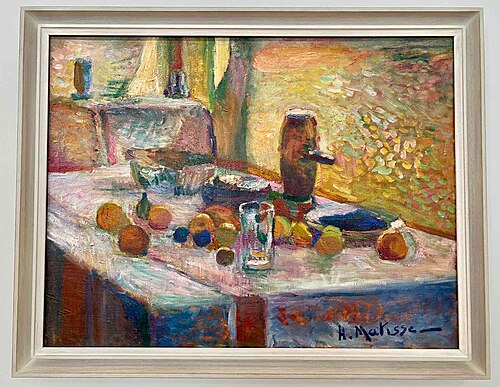 Première nature morte orange, 1899, Henri Matisse
