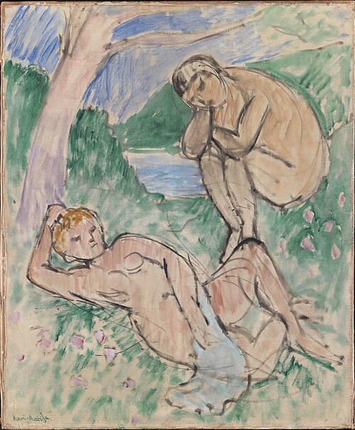 Nymph and Faun, 1907, Henri Matisse