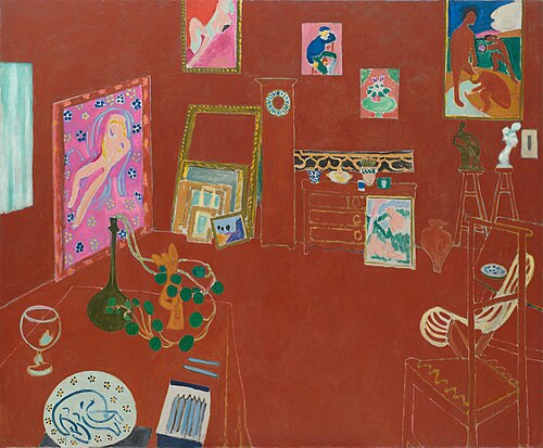 L'Atelier Rouge, 1911, Henri Matisse