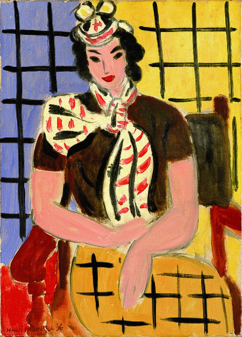 Femme à l'écharpe écossaise, 1936, Henri Matisse