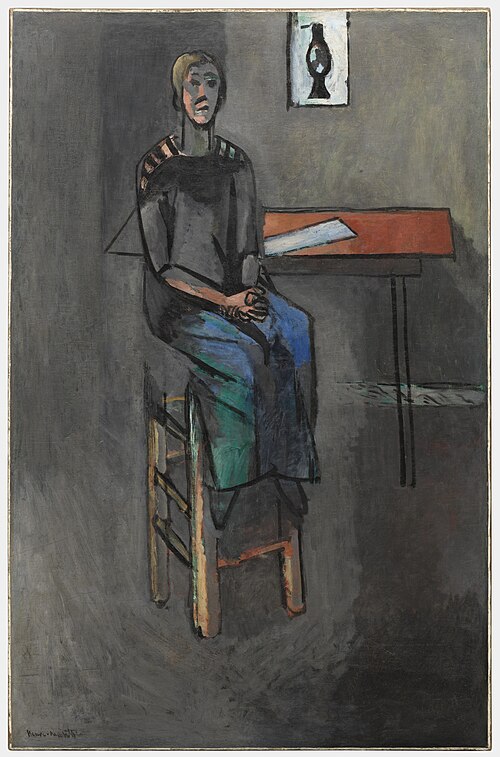 Woman on a High Stool, 1914, Henri Matisse