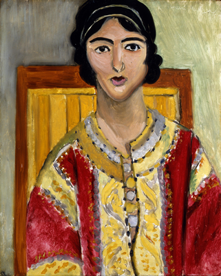 Lorette à la veste rouge, 1917, Henri Matisse