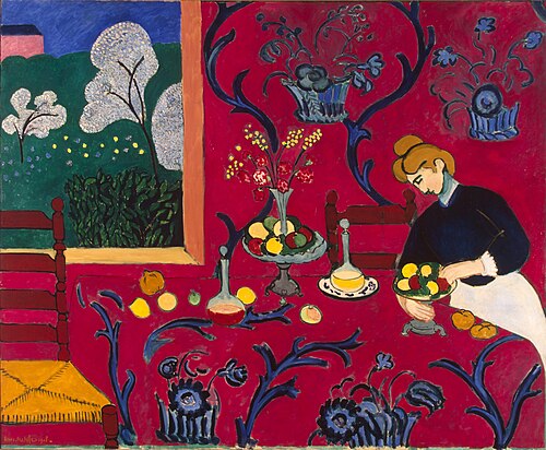 The Dessert: Harmony in Red (The Red Room), 1907, Henri Matisse