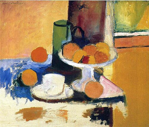 Nature morte aux oranges - II, 1899, Henri Matisse