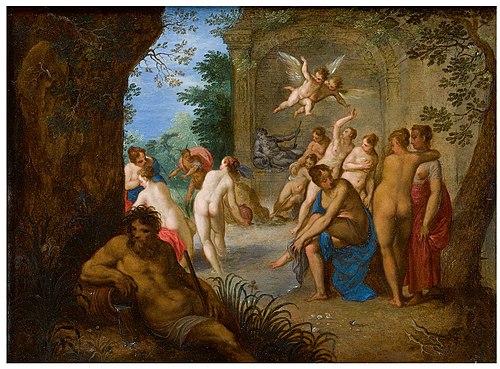 Diana and Actaeon with Nymphs, , Hans Rottenhammer
