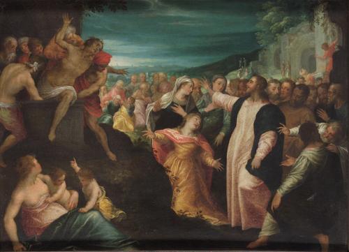 Resurrection of Lazarus, , Hans Rottenhammer