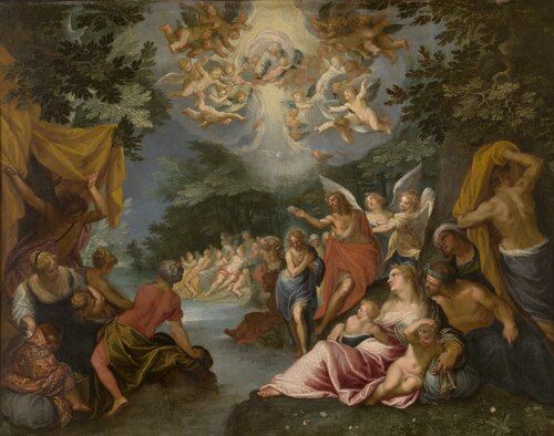Baptême du Christ, 1650, Hans Rottenhammer