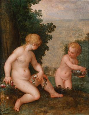 Venus and Cupid, 1620, Hans Rottenhammer