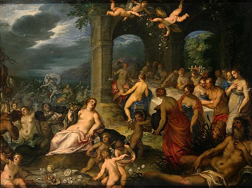 Les Noces de Thétis et de Pélée, 1600, Hans Rottenhammer