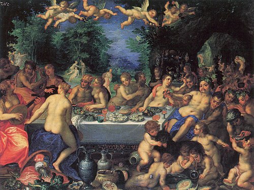 Feast of the Gods, 1550, Hans Rottenhammer
